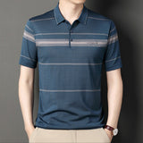 Striped Short-Sleeve Polo