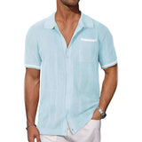 Knit Bowling Button-Down Shirt