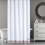 Brooks Brothers Rope Stripe Border // Shower Curtain