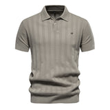Knit Short-Sleeve  Polo