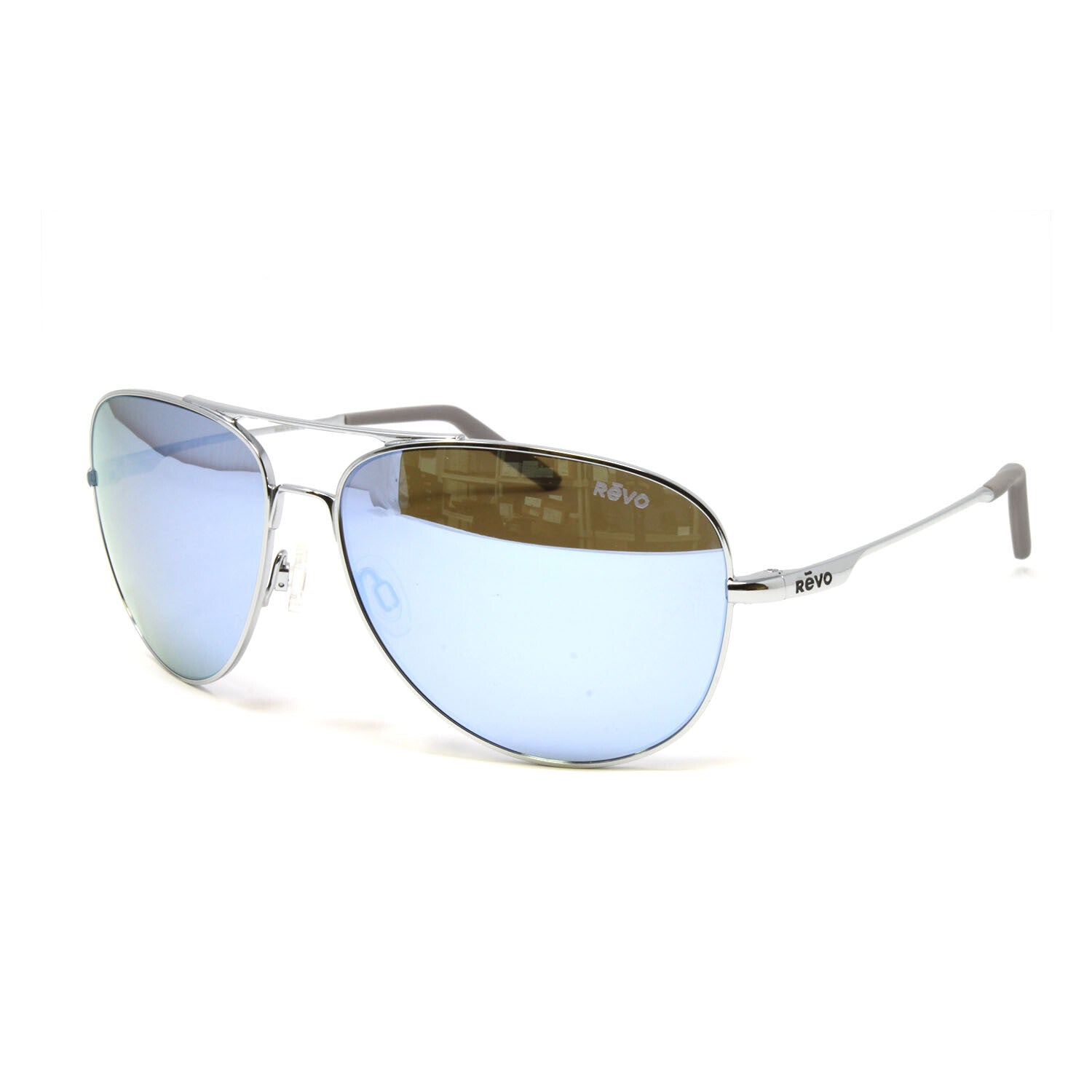 Revo Men's Windspeed XL Aviator Metal Sunglasses // Guntmetal + Blue Water
