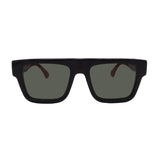 Gucci // Men's // GG1868S 001 Square Sunglasses // Black Red Green + Gray Lenses