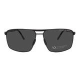Porsche // Men's // P8918 A416 Square Sunglasses // Black  + Grey Lenses