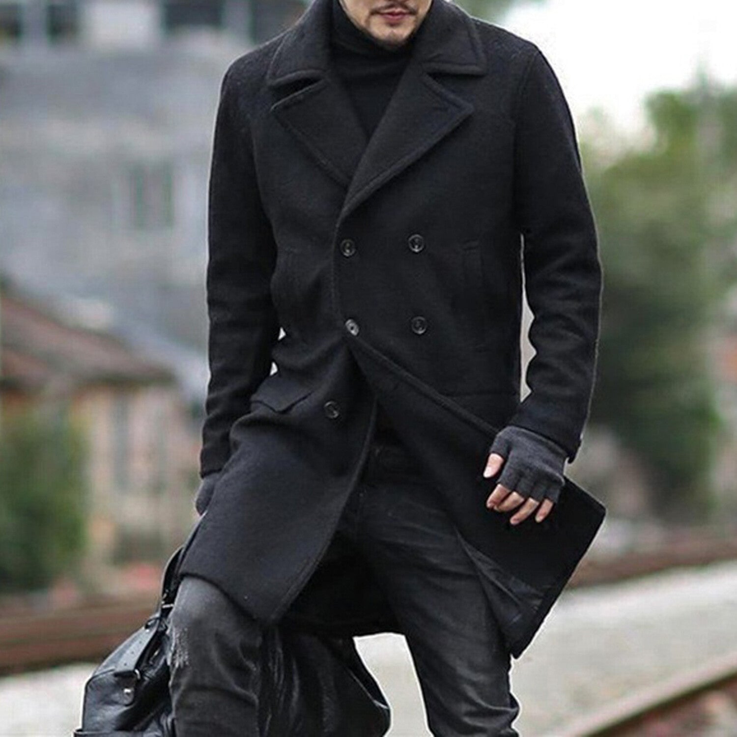 Double-Breasted Overcoat