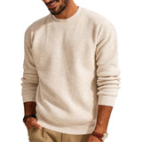 Crewneck Waffle Pullover