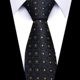 Formal Men's Necktie // Textured Square Check