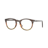 Persol // Men's PO3259V Optical Frames // Striped Gray-Brown Gradient