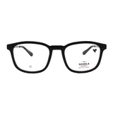 Shinola // Men's // SH37002 001 Square Optical Glasses // Black + Clear Demo Lenses