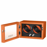 Oxford Guardian // Dual Slot Watch Winder // Orange