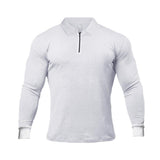 Long-Sleeve Form Fitting Polo
