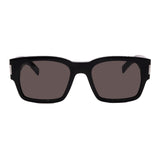 Saint Laurent // Men's // SL617 001 Square Sunglasses // Black + Grey Sun Lenses