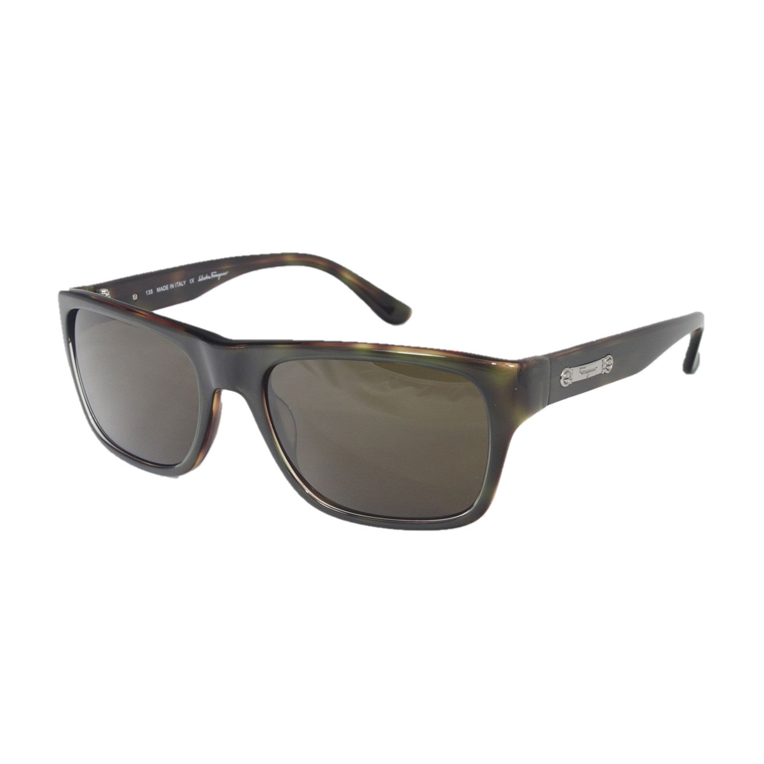 Ferragamo // Men's // Sunglasses SF616S/316 // Green Tortoise