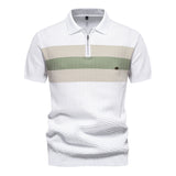 Quarter-Zip Short-Sleeve Polo