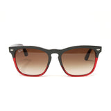 Ray Ban Unisex RB4487/663113 Steve Sunglasses // Gray on Transparent Red
