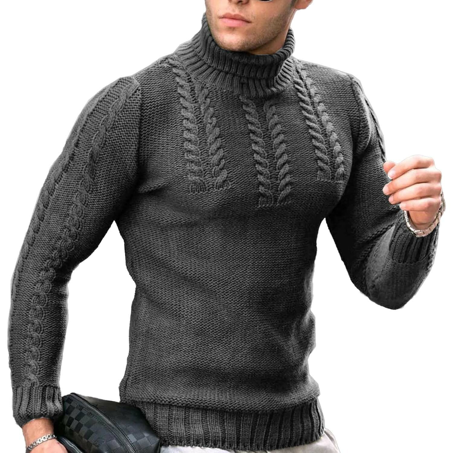 Roll-neck Knit Sweater