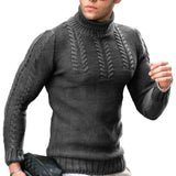 Roll-neck Knit Sweater