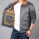 Trucker Brown Fleece-Lined Jacket