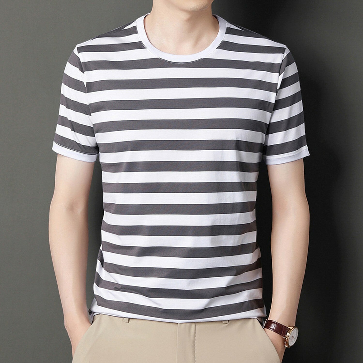 Crewneck Striped T-shirt