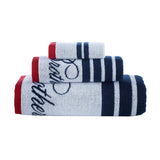 Nautical Blanket Stripe Towel Set // Set of 3