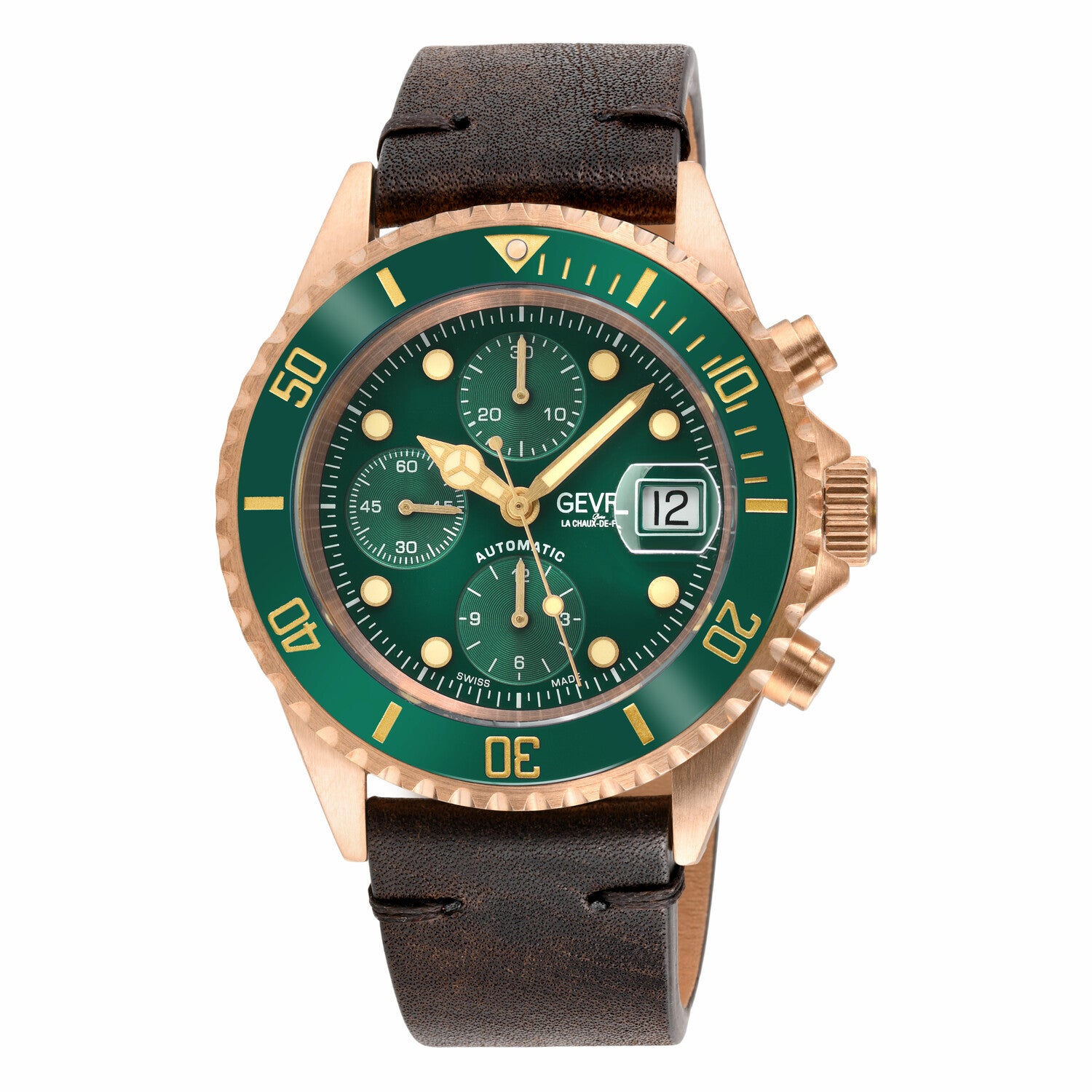 Gevril Wallstreet Chronograph Automatic // 4166