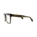 Salvatore Ferragamo // Men's // SF2953N 320 Square Optical Glasses // Translucent green + Clear Demo Lenses