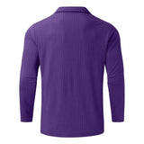 Quarter-Zip Long-Sleeve Ribbed Polo