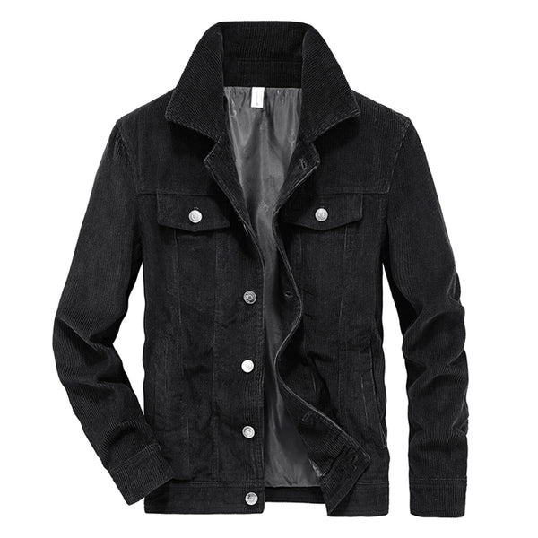 Corduroy Button-Up Jacket
