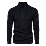 Striped Turtleneck Sweater