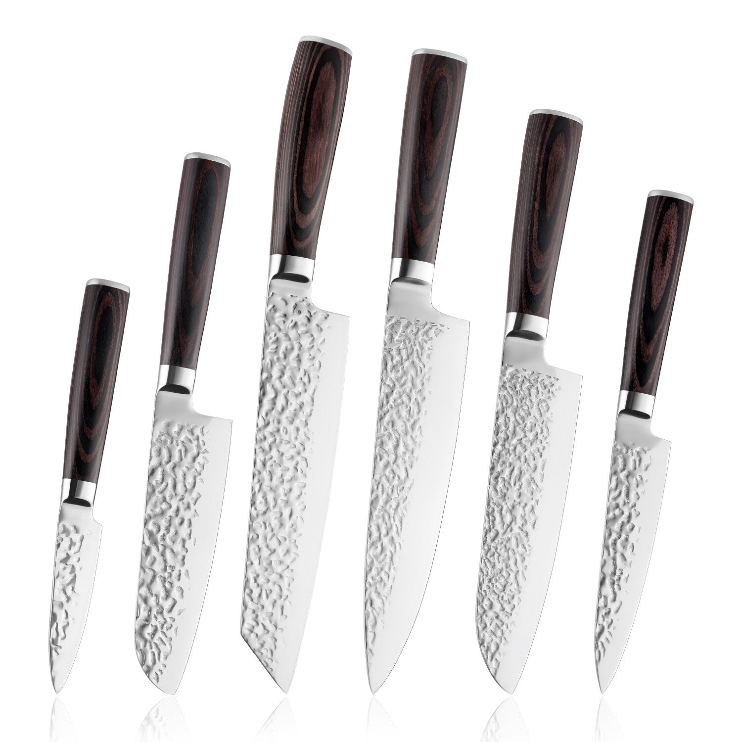 Erde Ebony Knife Set // Set of 6