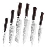 Erde Ebony Knife Set // Set of 6