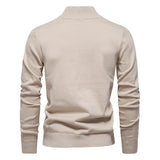 Solid Zip-Up Pullover