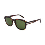 Men's // Ferragamo SF1089S 219 Square Sunglasses // Dark Havana + Green