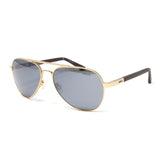 Revo Men's // Raconteur Gold Aviator Metal Polarized Sunglasses // Gold + Graphite