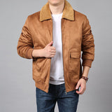 Trucker Brown Fleece-Lined Jacket