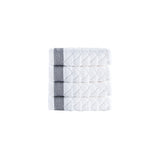 Herringbone Wash Towel // White // Set of 4