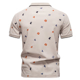 Print Short-Sleeve Polo
