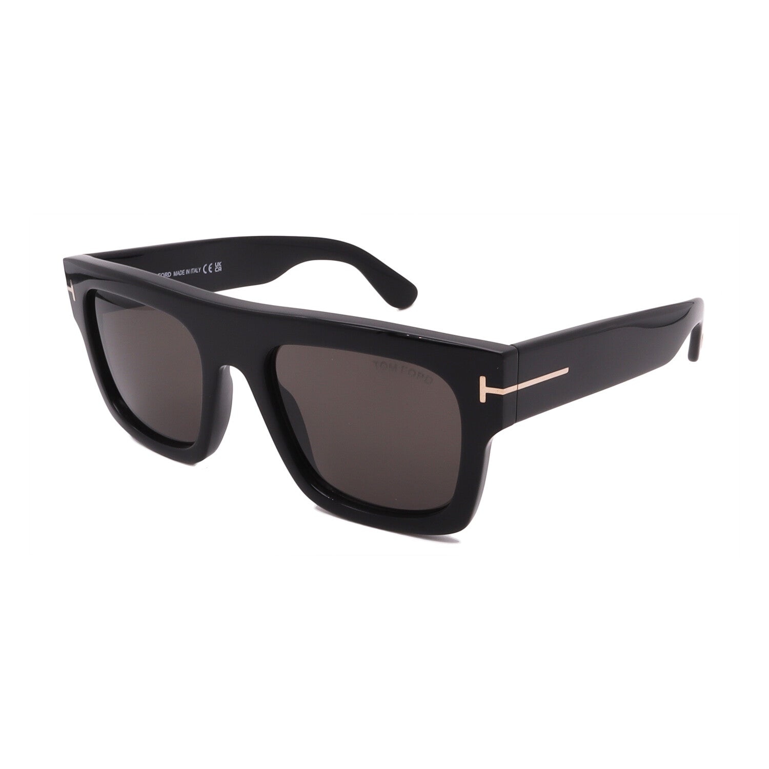 Tom Ford // Men's // FT0711/S 01A Square Sunglasses // Black + Gray Lenses