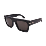 Tom Ford // Men's // FT0711/S 01A Square Sunglasses // Black + Gray Lenses