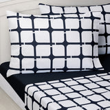 Geo Printed Sheet Set // Navy