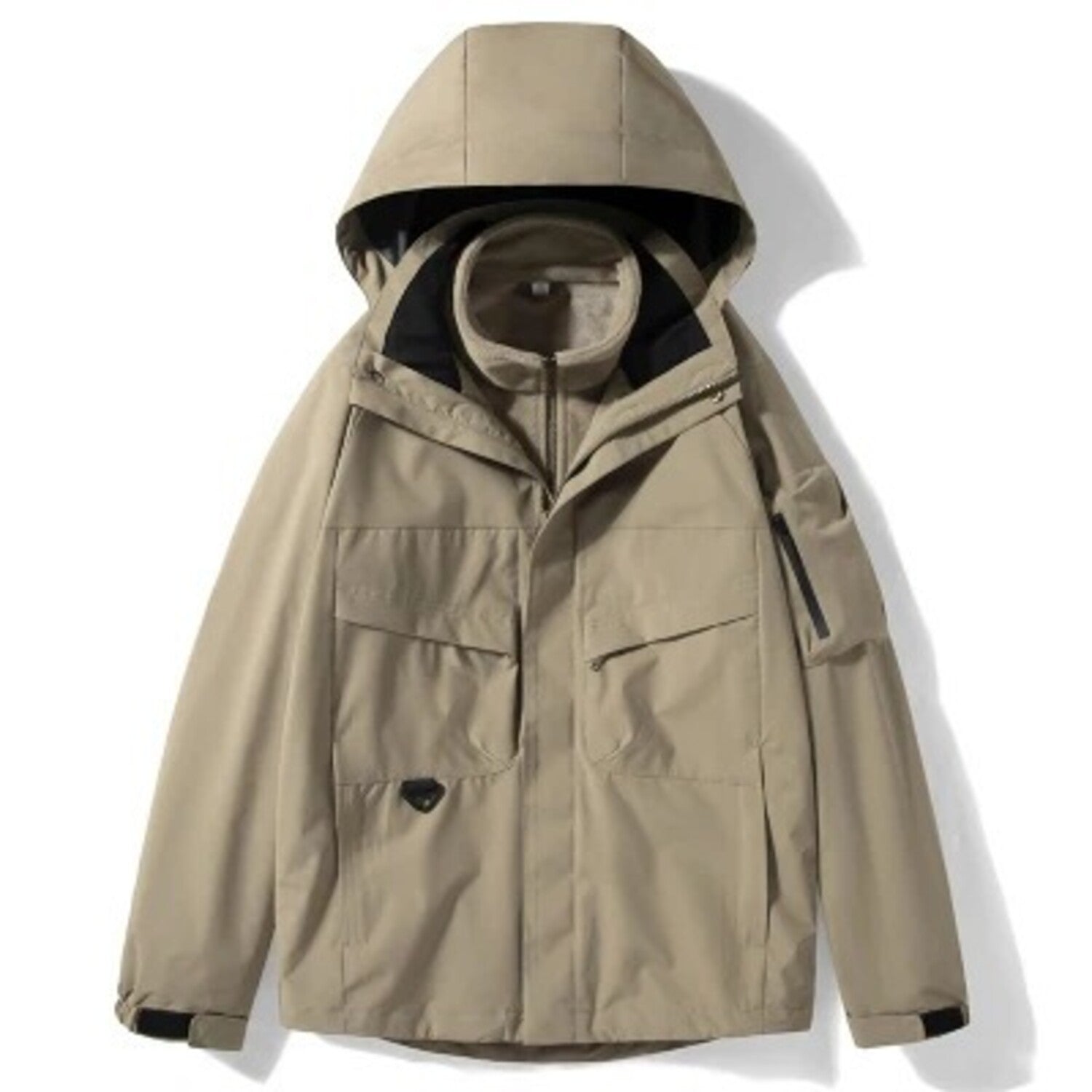 Hooded Outdoor Utility Jacket