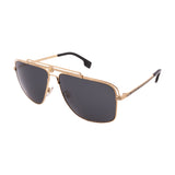 Versace // Men's // VE2242 100287 Aviator Sunglasses // Gold + Dark Gray