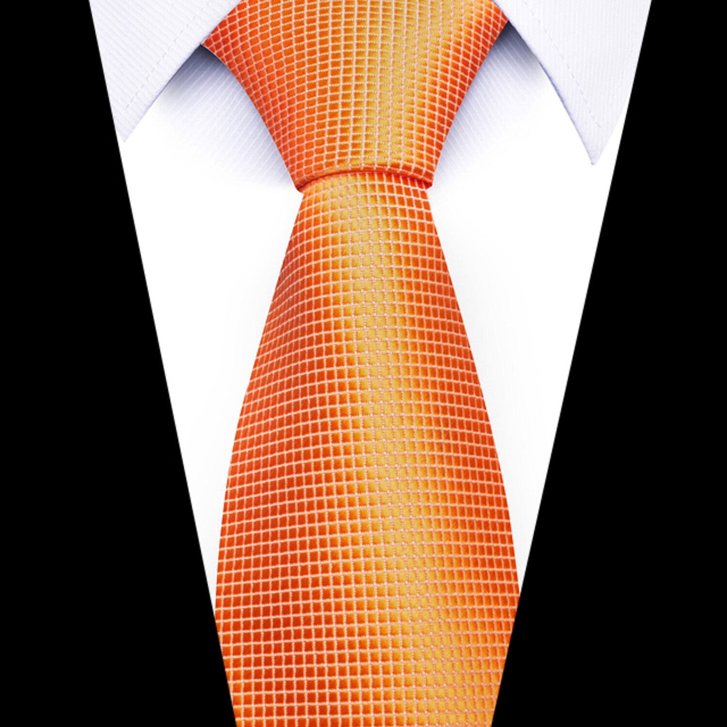 Formal Men's Necktie // Sunset Pixel Pattern