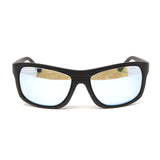 Revo Unisex Genesis Black Sport Wrap Interchangeable Polarized Sunglasses // Black