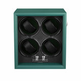 Oxford Guardian // 4-Slot Watch Winder // Green