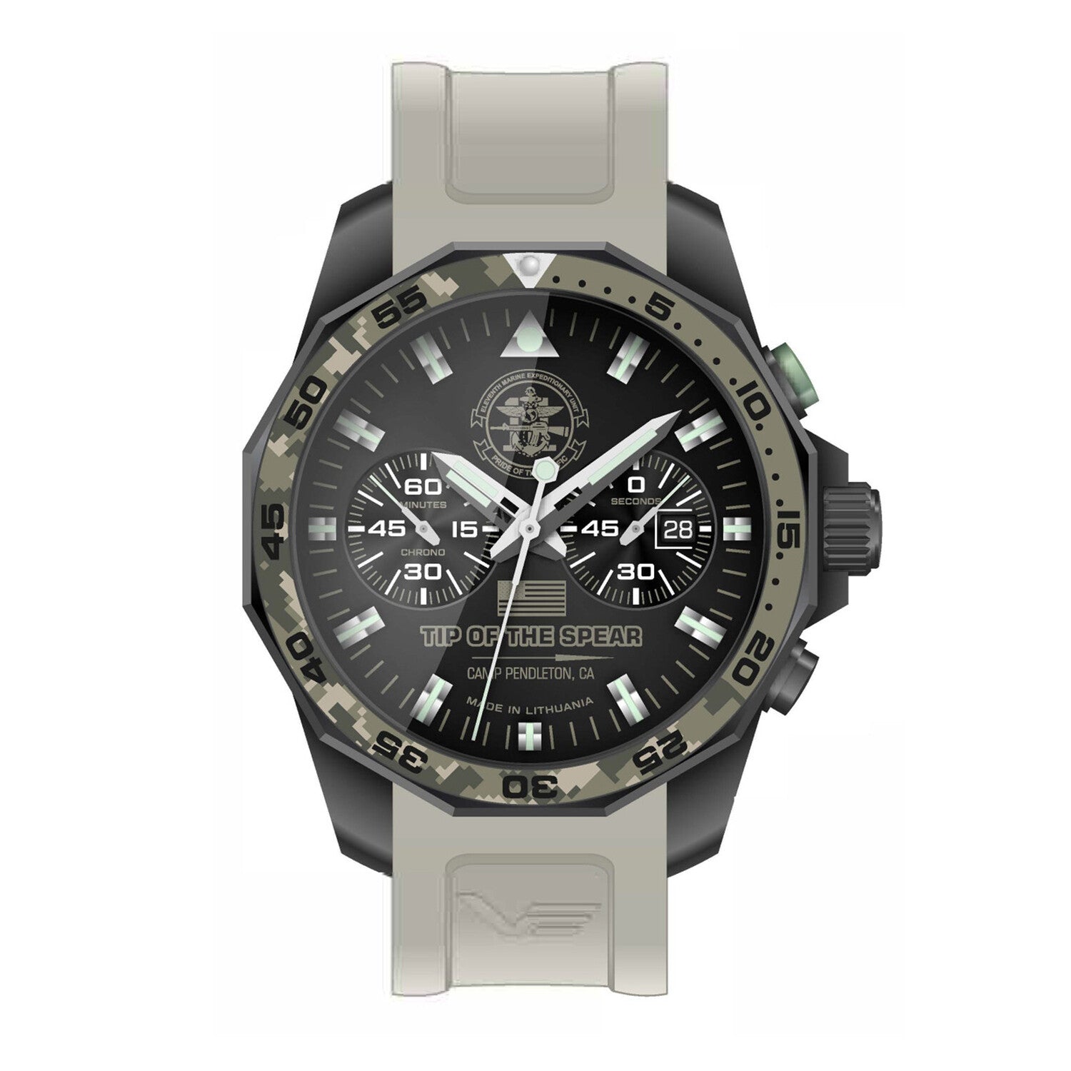 Vostok Europe Special US Marine 11th Expeditionary Force Quartz // 6S21/225C472-B