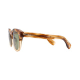 Oliver Peoples // Men's // OV5413SU 167452 Round Sunglasses // Light Brown + Green