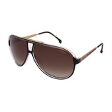 Carrera // Men's // 1050/S 2M2 Aviator Sunglasses // Black Brown + Brown Gradient