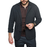 Double Breasted Knit Wool Cardigan