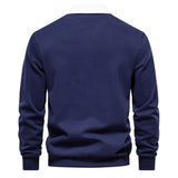 Long-Sleeve Polo Sweatshirt