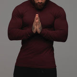Long-Sleeve Form Fitting Henley